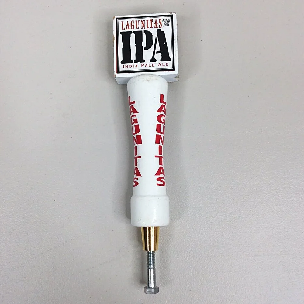 Lagunitas IPA Beer‎ Tap Handle Wood Petaluma California India Pale Ale 10.25
